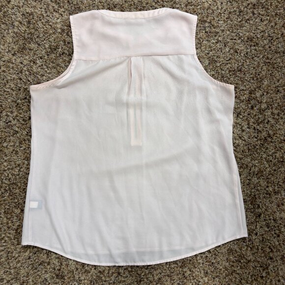 Apt. 9 Zipper front Sleeveless Top - Pale Pink - Women's Size L - 2191 - Picture 3 of 3